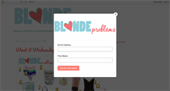 Desktop Screenshot of blondeproblems.com